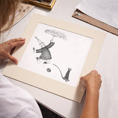Childhood Art Print, Tale ink Series
