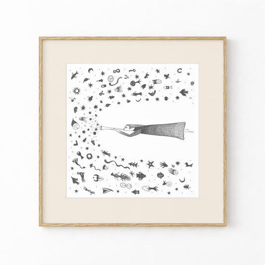 Story Art Print, Tale ink Series