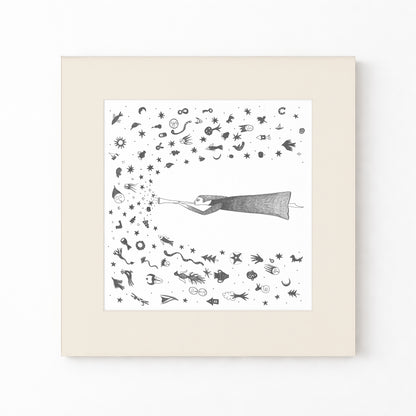 Story Art Print, Tale ink Series
