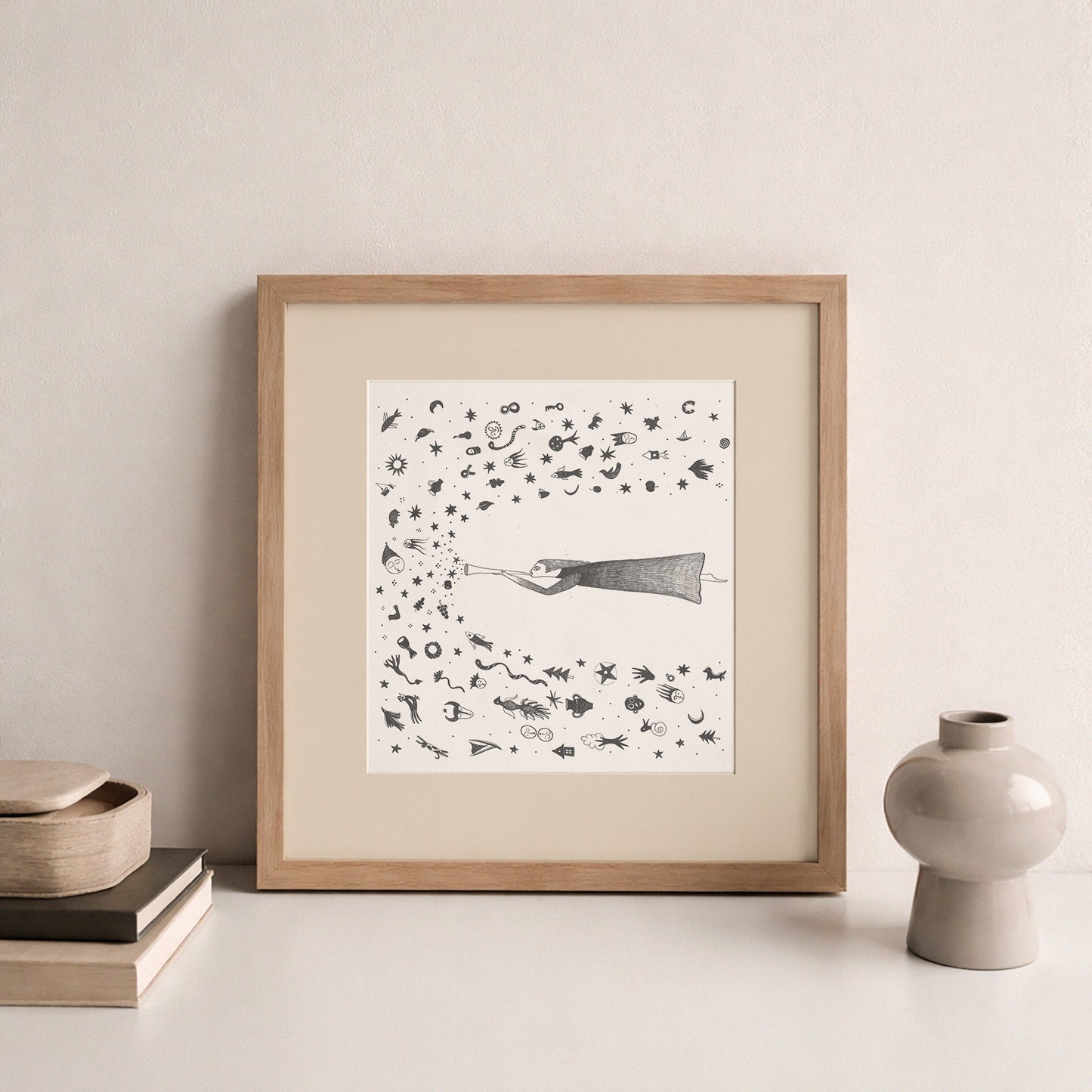 Story Art Print, Tale ink Series
