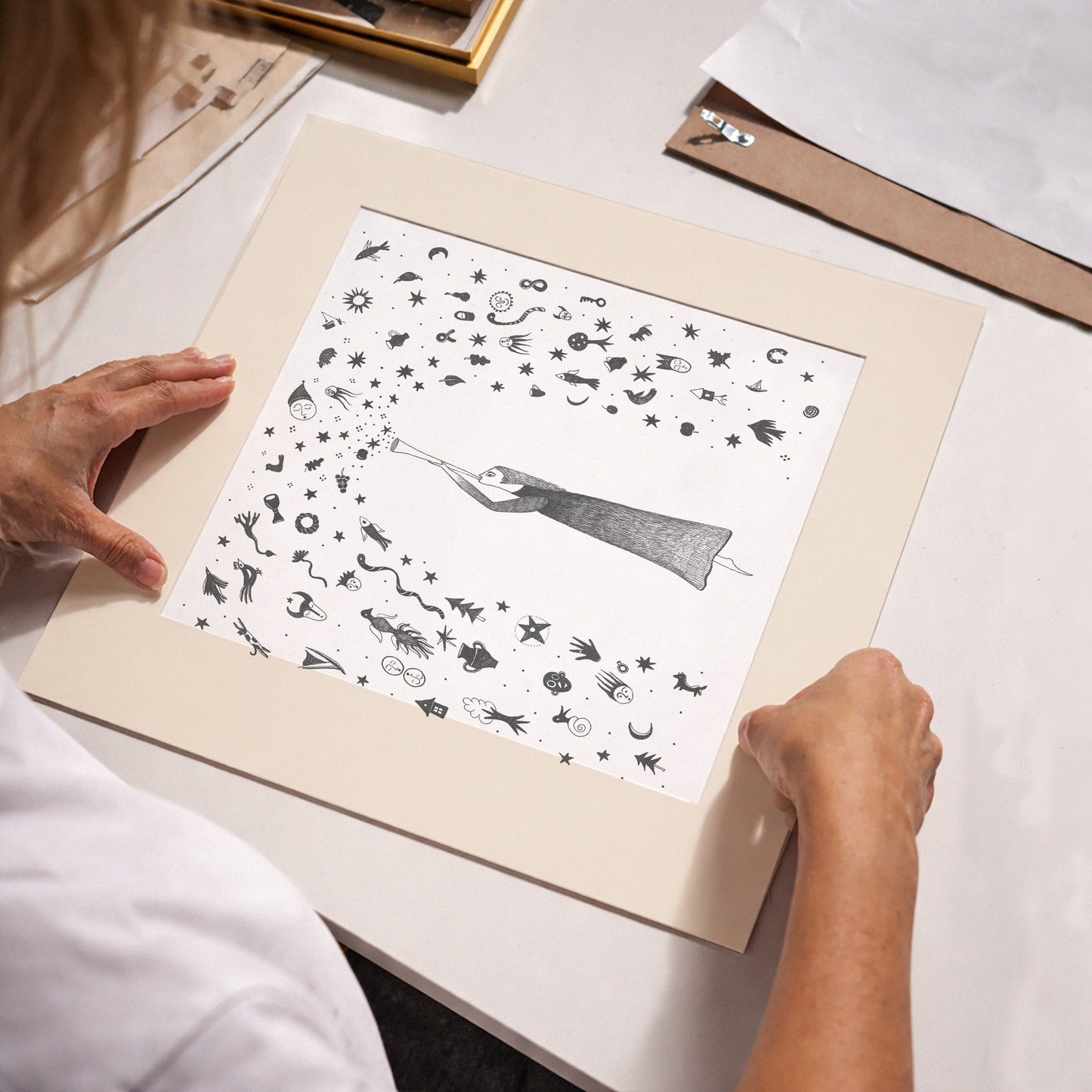 Story Art Print, Tale ink Series