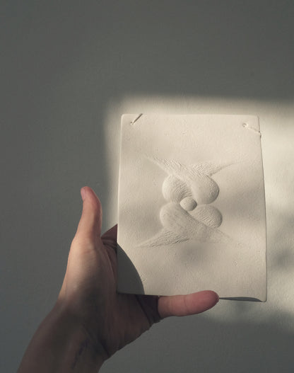 Ceramic Basorelief, Seraphim Collection