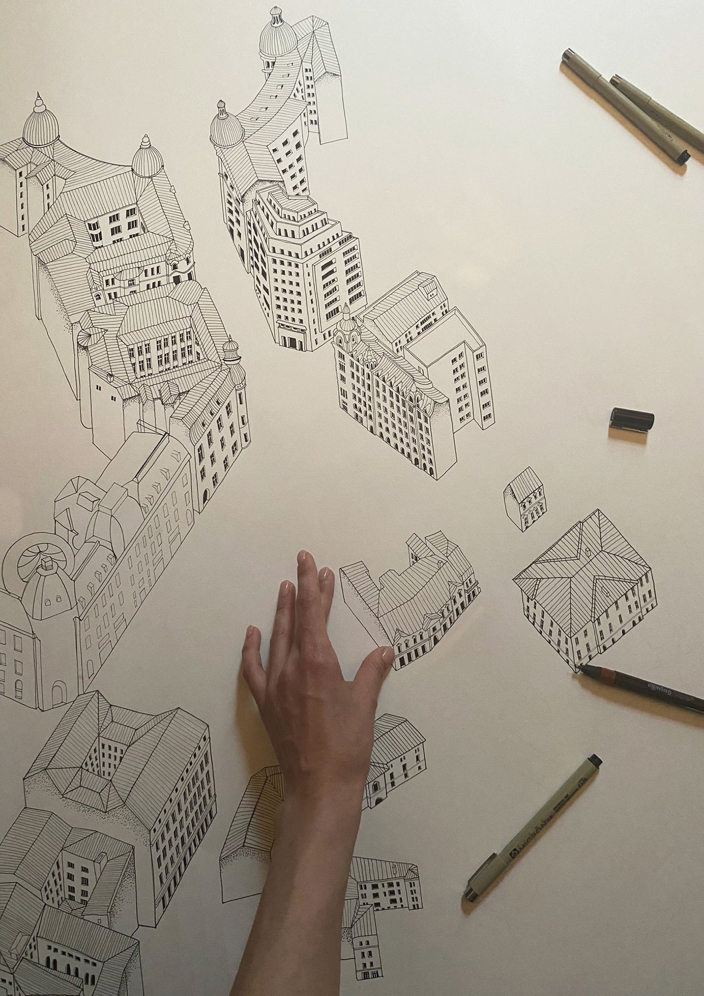 Illustrated Maps and Buildings