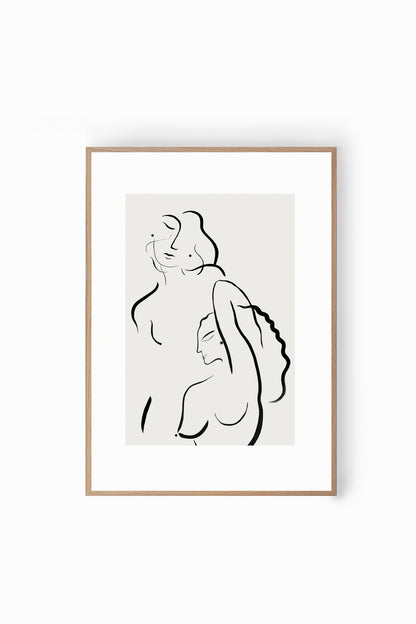 Fine Art Print Silhuette Series, Six