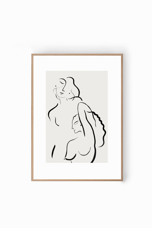 Fine Art Print Silhuette Series, Six