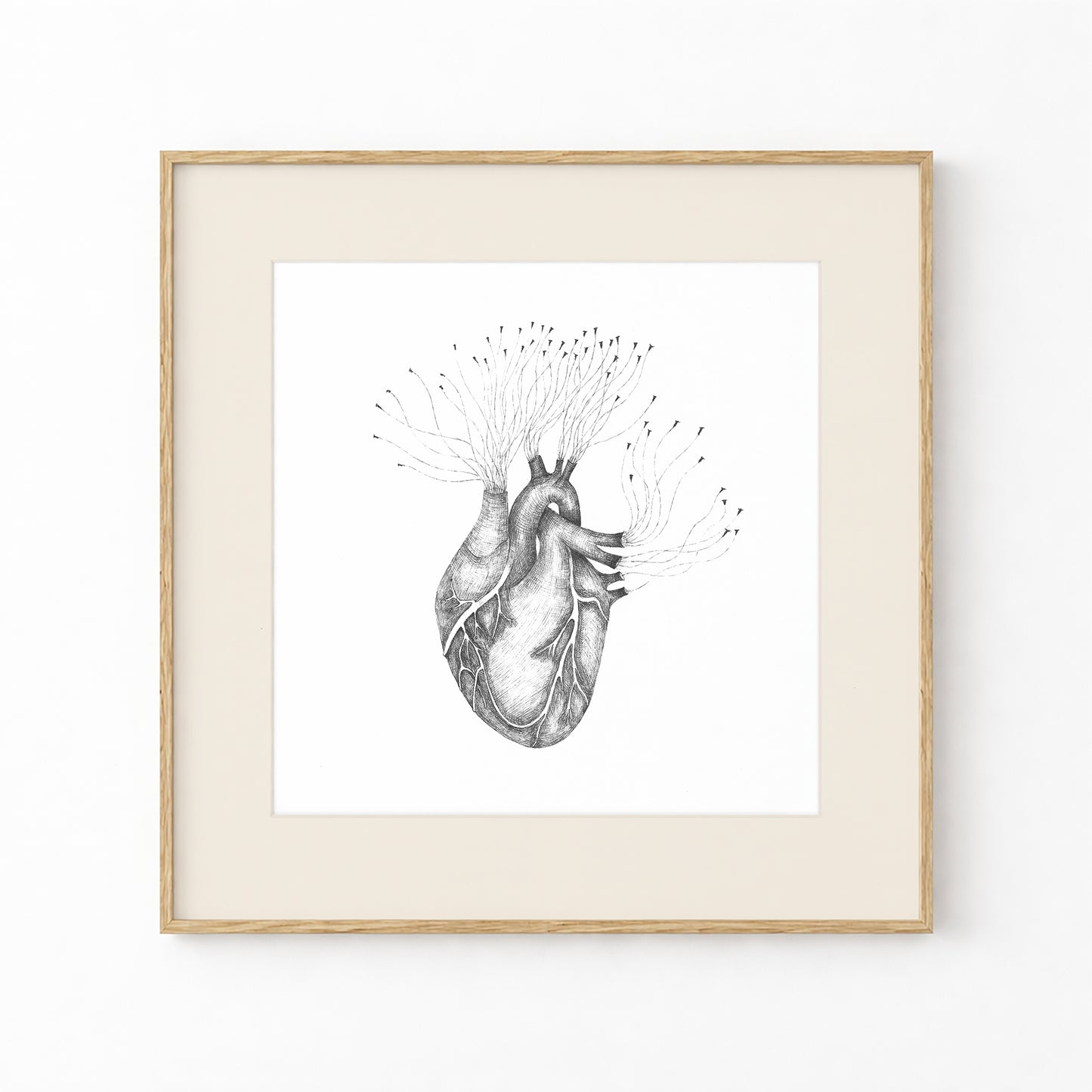 Heart Art Print, Tale ink Series