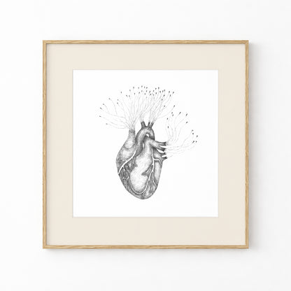 Heart Art Print, Tale ink Series