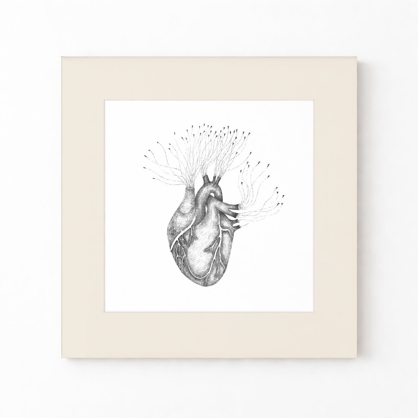 Heart Art Print, Tale ink Series