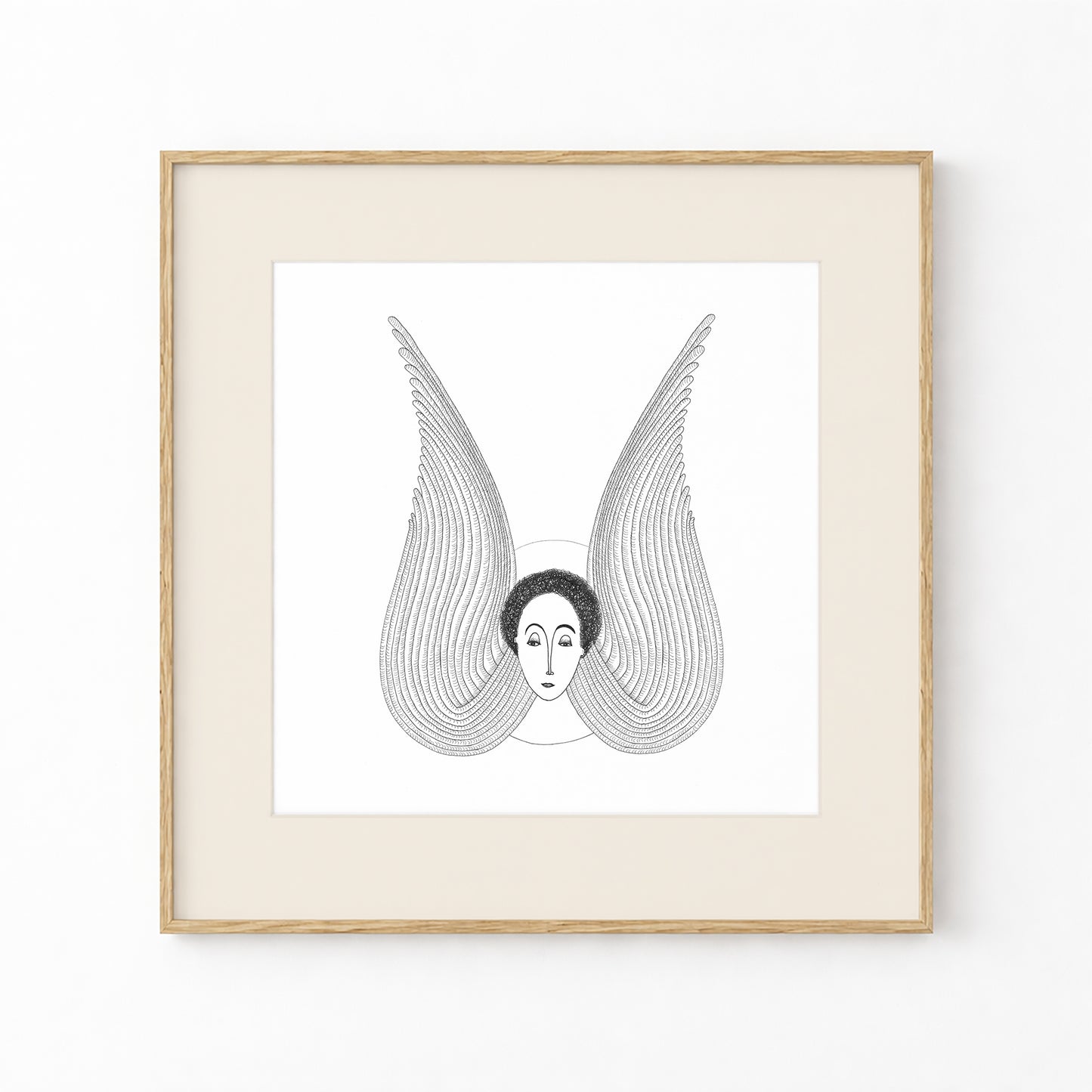 Angel Art Print, Tale ink Series