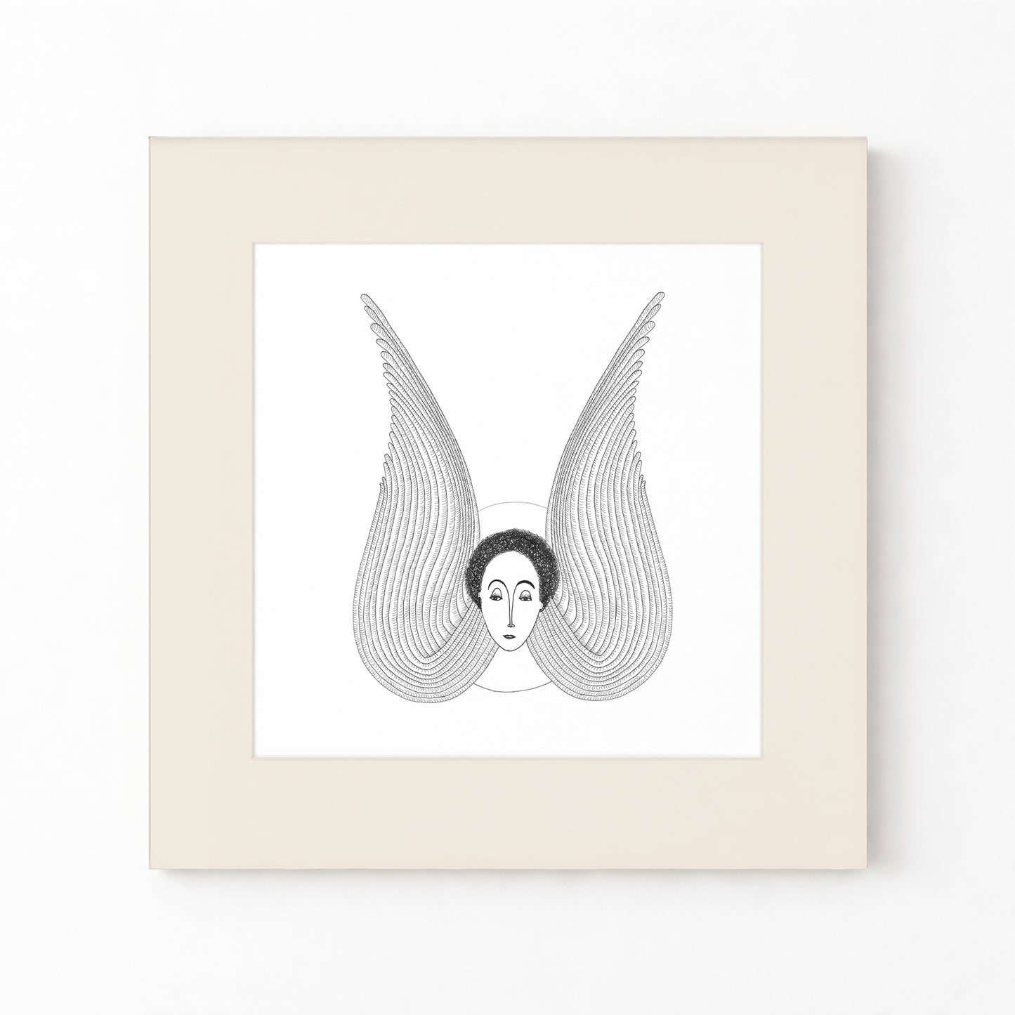 Angel Art Print, Tale ink Series