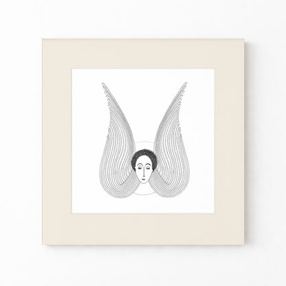 Angel Art Print, Tale ink Series