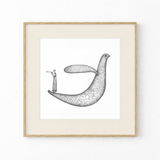Bird Art Print, Tale ink Series