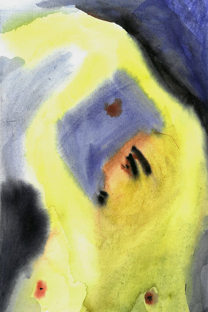 Portrait of a yellow woman