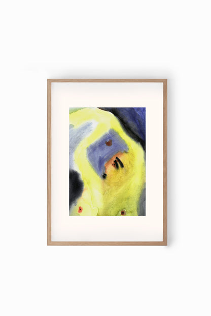 Portrait of a yellow woman