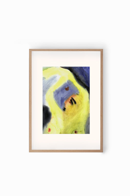 Portrait of a yellow woman