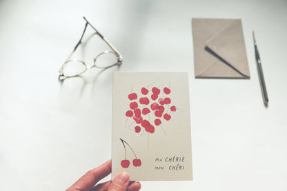 I Cherry’sh You So Much, A6, with Envelope