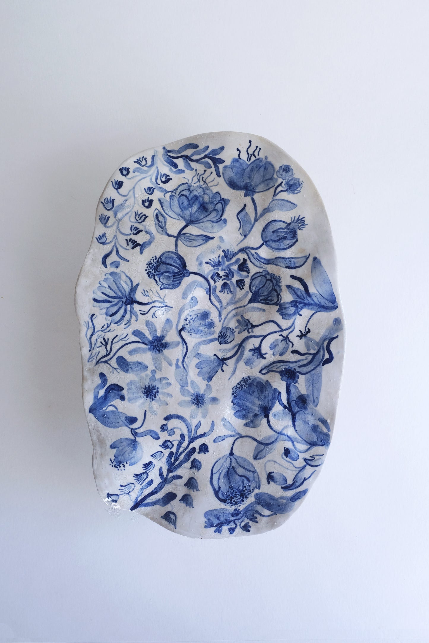 Roman Fruit Platter with wild flowers