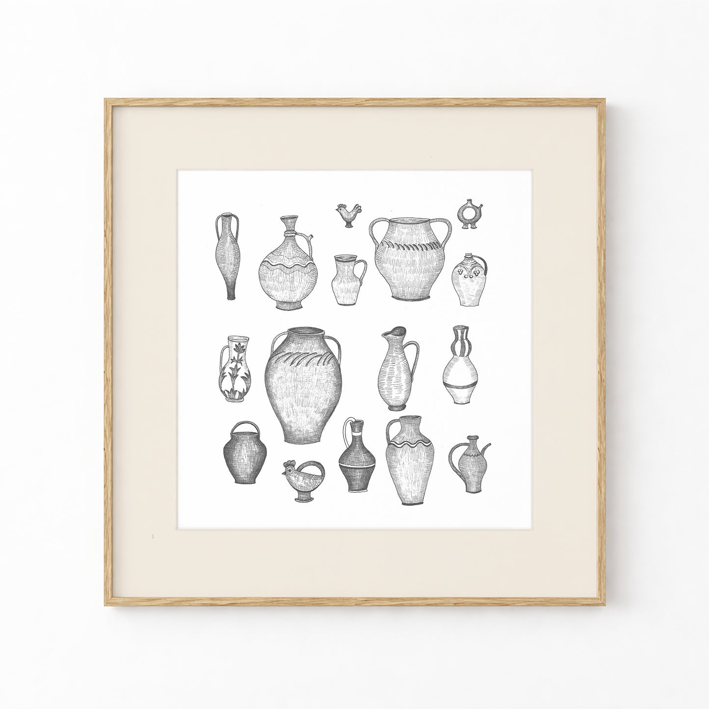 Ceramic Art Print, Tale ink Series