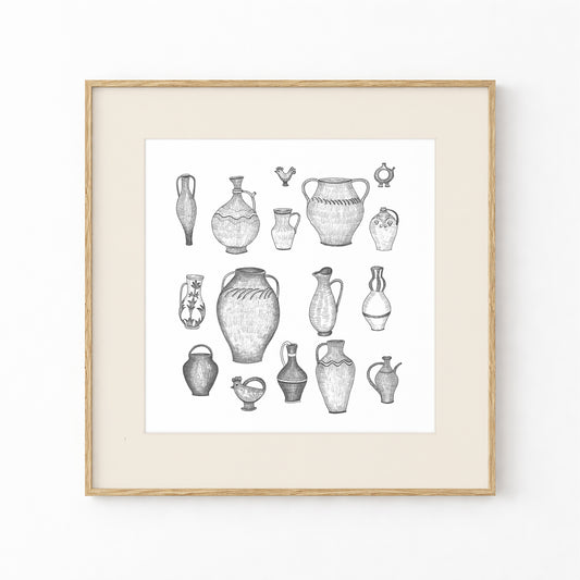 Ceramic Art Print, Tale ink Series