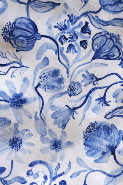 Roman Fruit Platter with wild flowers