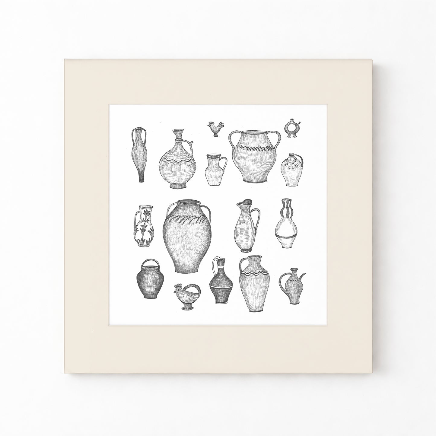 Ceramic Art Print, Tale ink Series