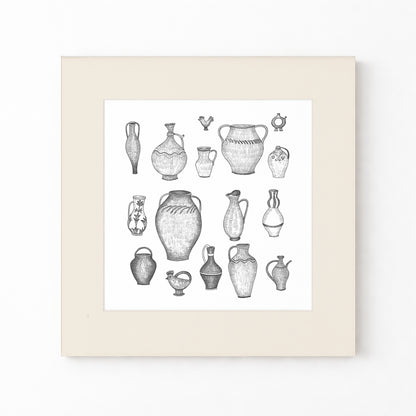 Ceramic Art Print, Tale ink Series