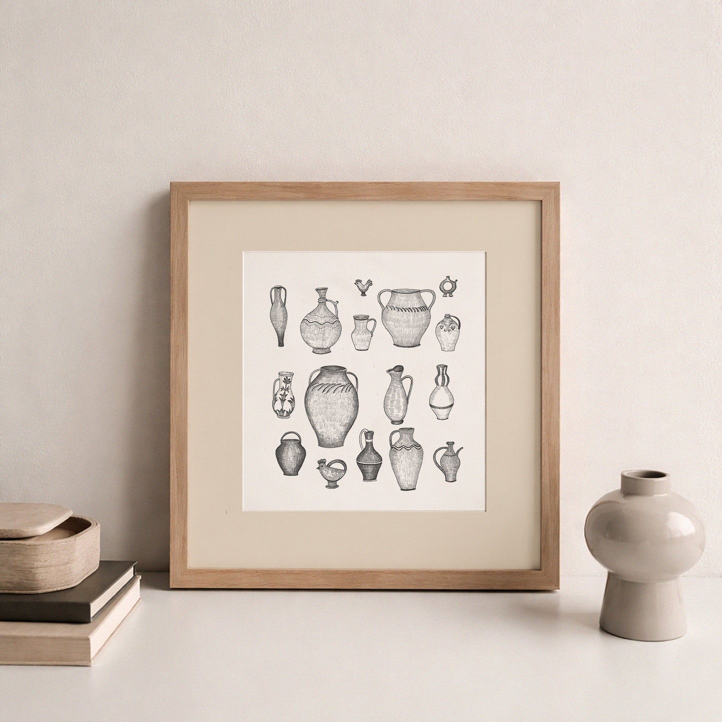 Ceramic Art Print, Tale ink Series