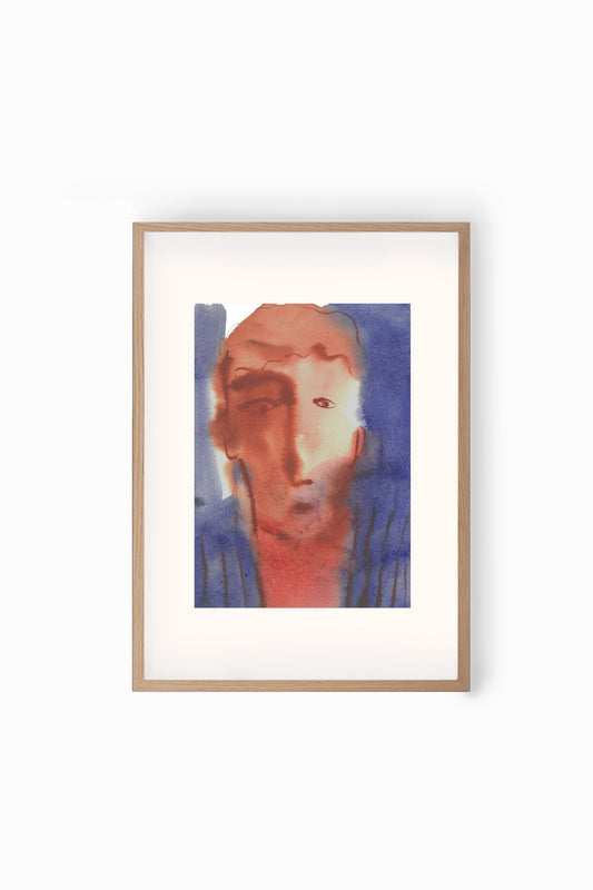 Portrait of a red man