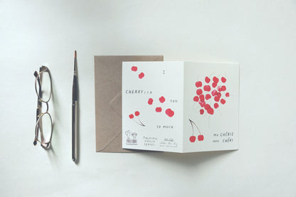 I Cherry’sh You So Much, A6, with Envelope