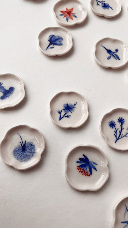 Porcelain Earrings. 12 Months Collection