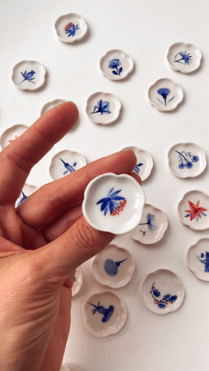 Porcelain Earrings. 12 Months Collection