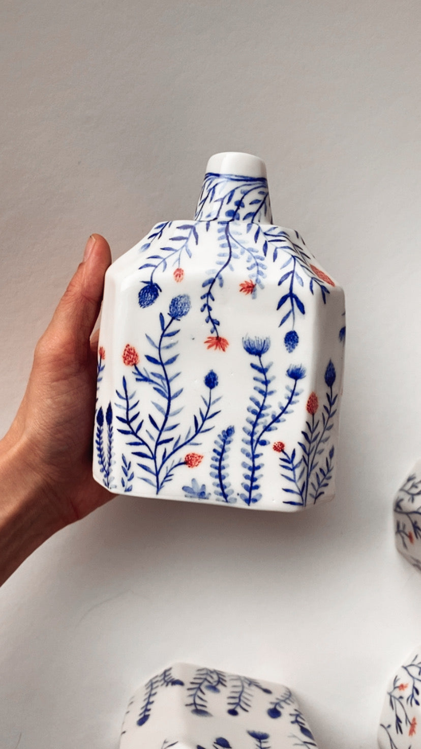 Spring Vase with Wild Flowers