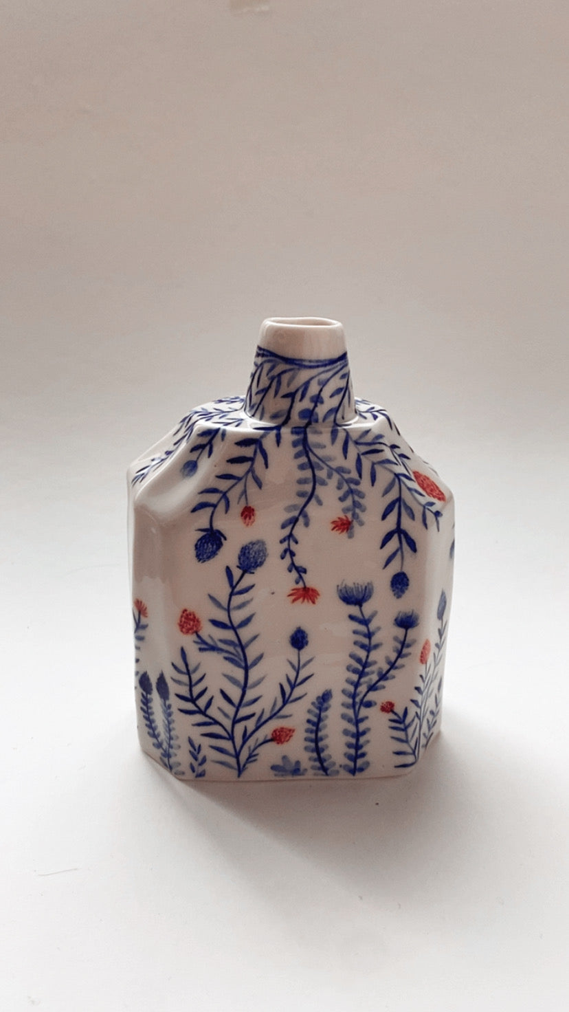 Spring Vase with Wild Flowers
