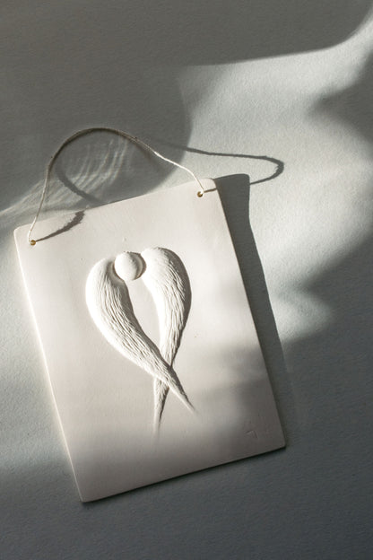 Ceramic Basorelief, Seraphim Collection