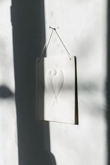 Ceramic Basorelief, Seraphim Collection