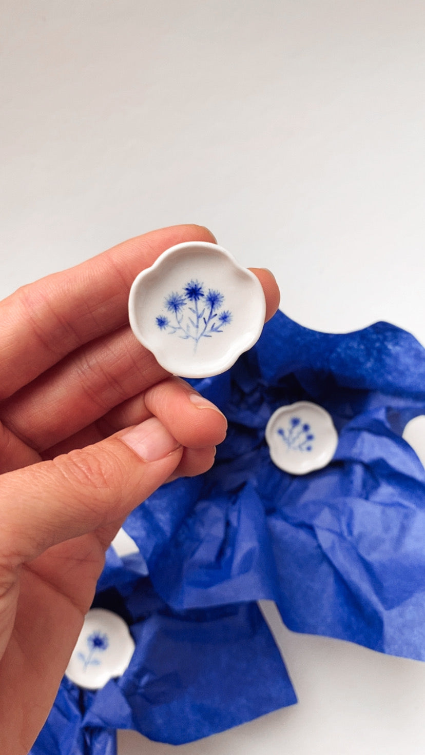 Porcelain Earrings. 12 Months Collection