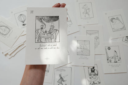 Illustrated Postcards,  Collection of Romanian Proverbs, Set of 20 pieces in a box