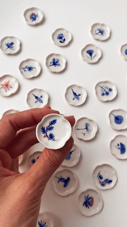 Porcelain Earrings. 12 Months Collection