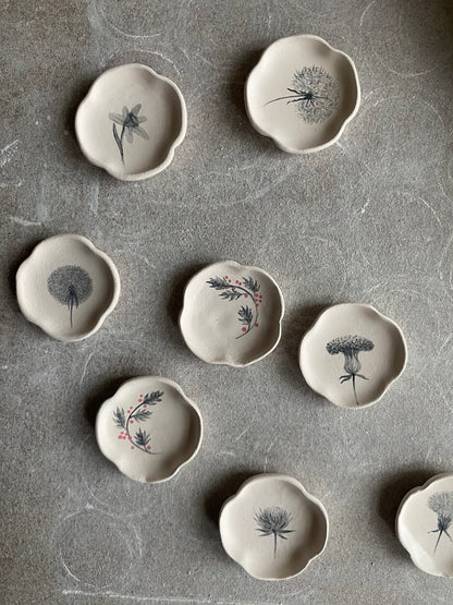 Porcelain Earrings. 12 Months Collection