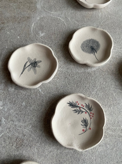 Porcelain Earrings. 12 Months Collection