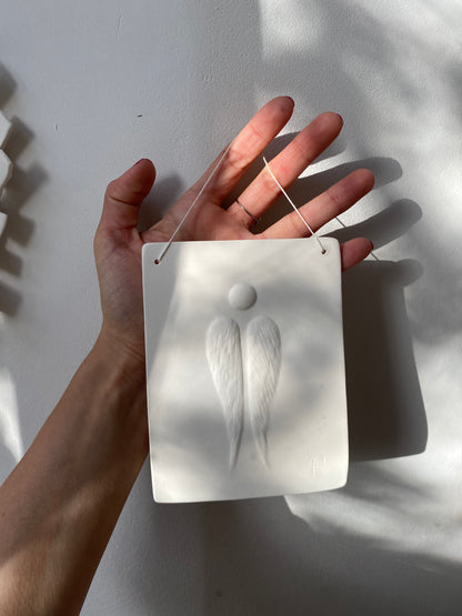 Ceramic Basorelief, Seraphim Collection