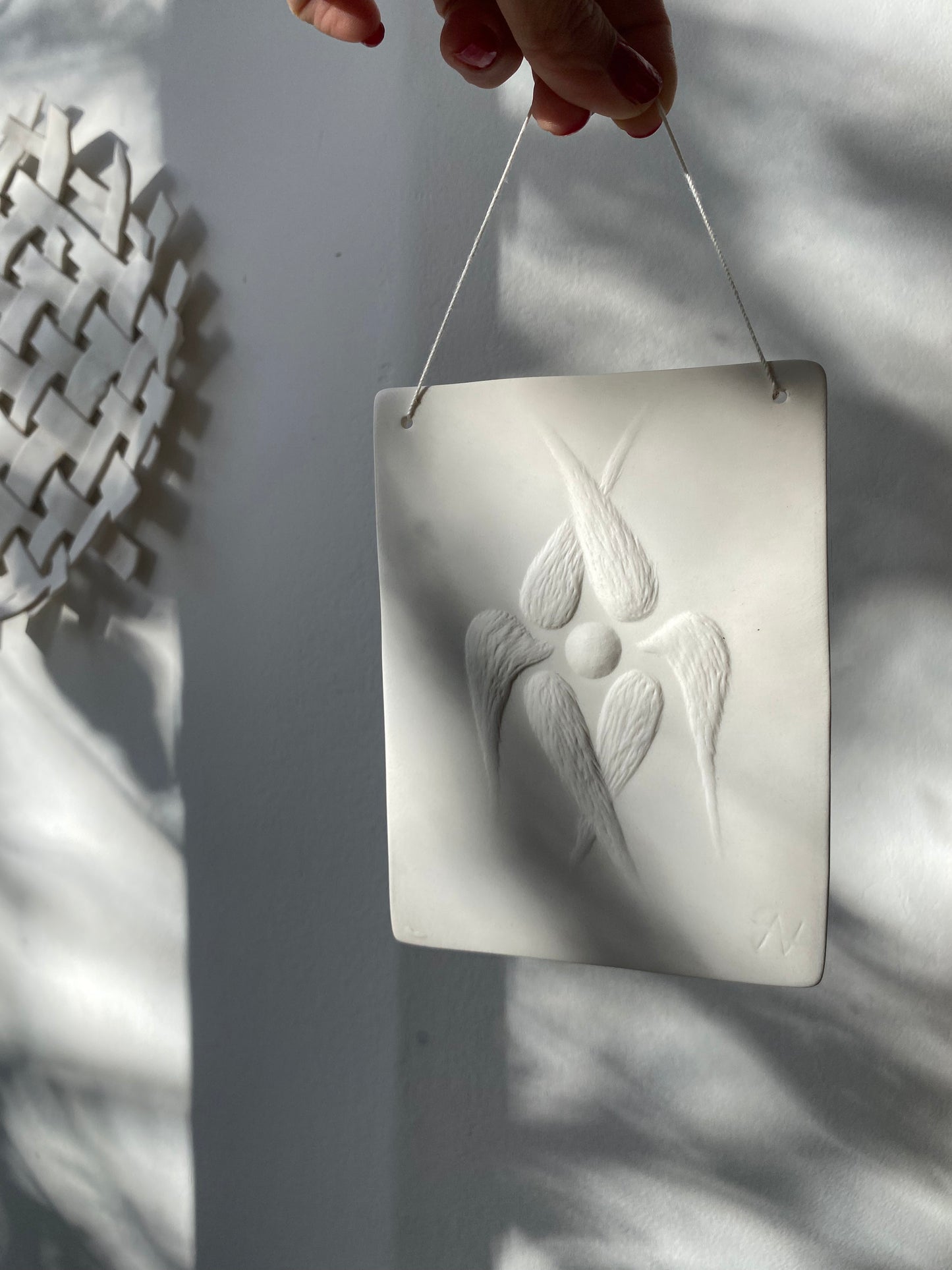 Ceramic Basorelief, Seraphim Collection