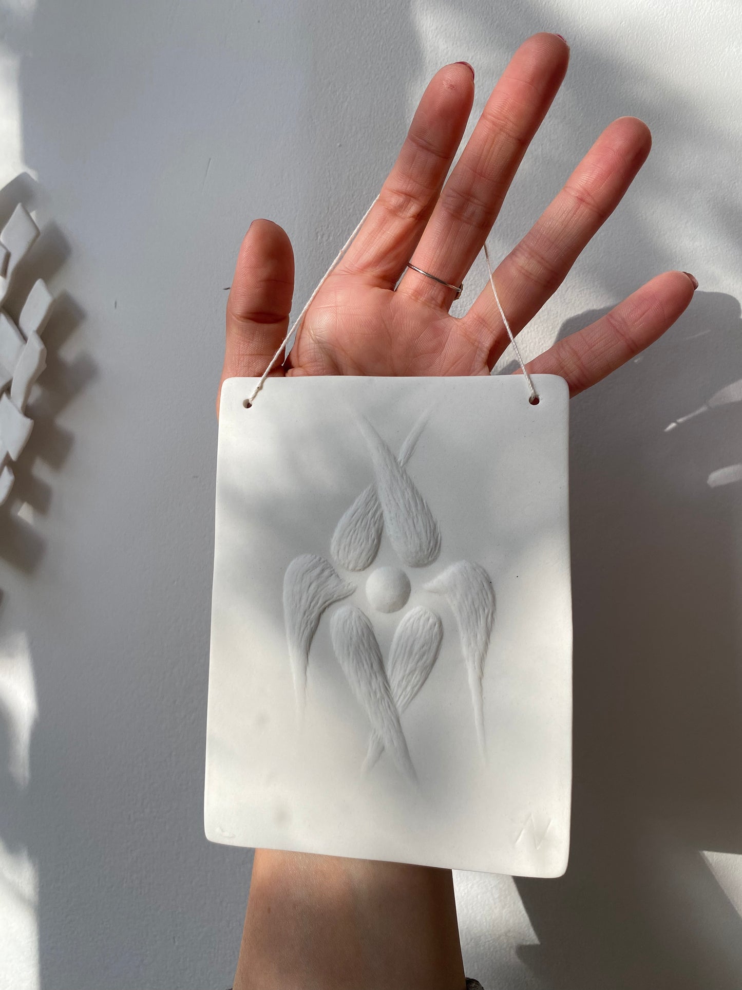 Ceramic Basorelief, Seraphim Collection
