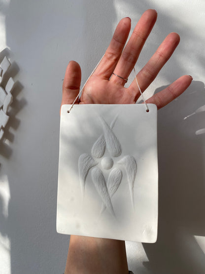 Ceramic Basorelief, Seraphim Collection