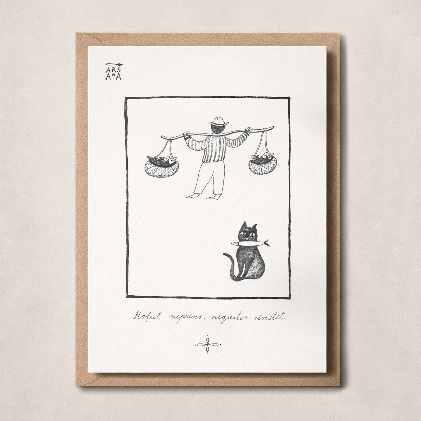 Hoțul neprins, negustor cinstit, Colecția Proverbe Românești Ilustrate