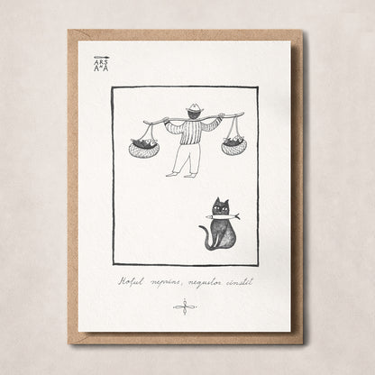 Hoțul neprins, negustor cinstit, Colecția Proverbe Românești Ilustrate