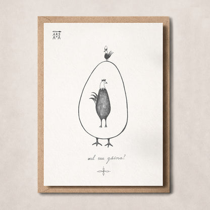 Oul sau gâina, Colecția Proverbe Românești Ilustrate