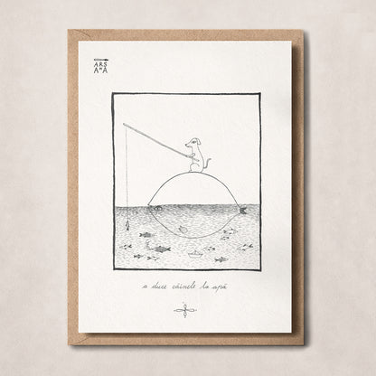 A duce câinele la apă, Colecția Proverbe Românești Ilustrate