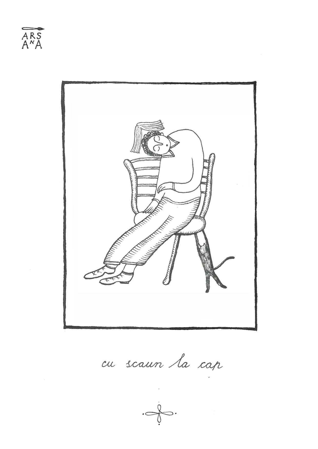 Cu scaun la cap, Colecția Proverbe Românești Ilustrate