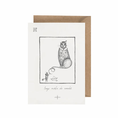 Trage mâța de coadă, Colecția Proverbe Românești Ilustrate